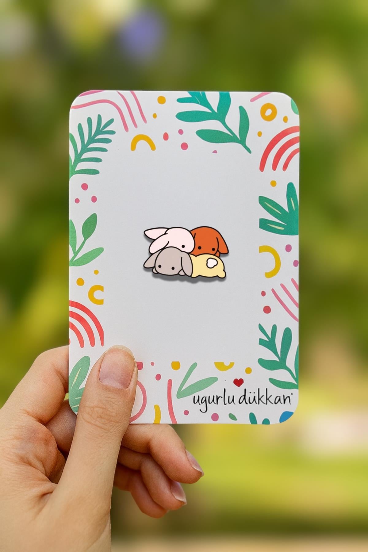 Renkli Tavşanlar Rozeti