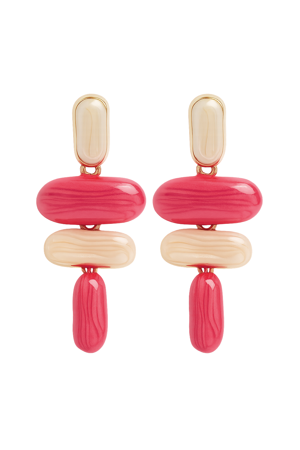 SALLANTILI PEMBE KAPSÜL KÜPE