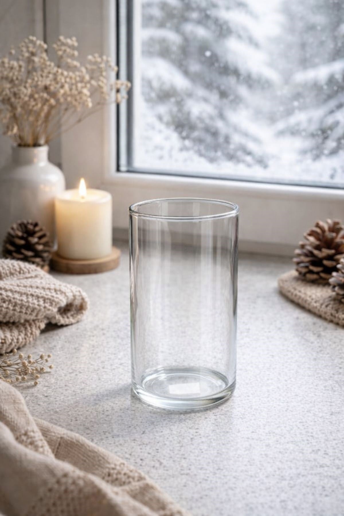 Şeffaf Cam Bardak 460 Ml