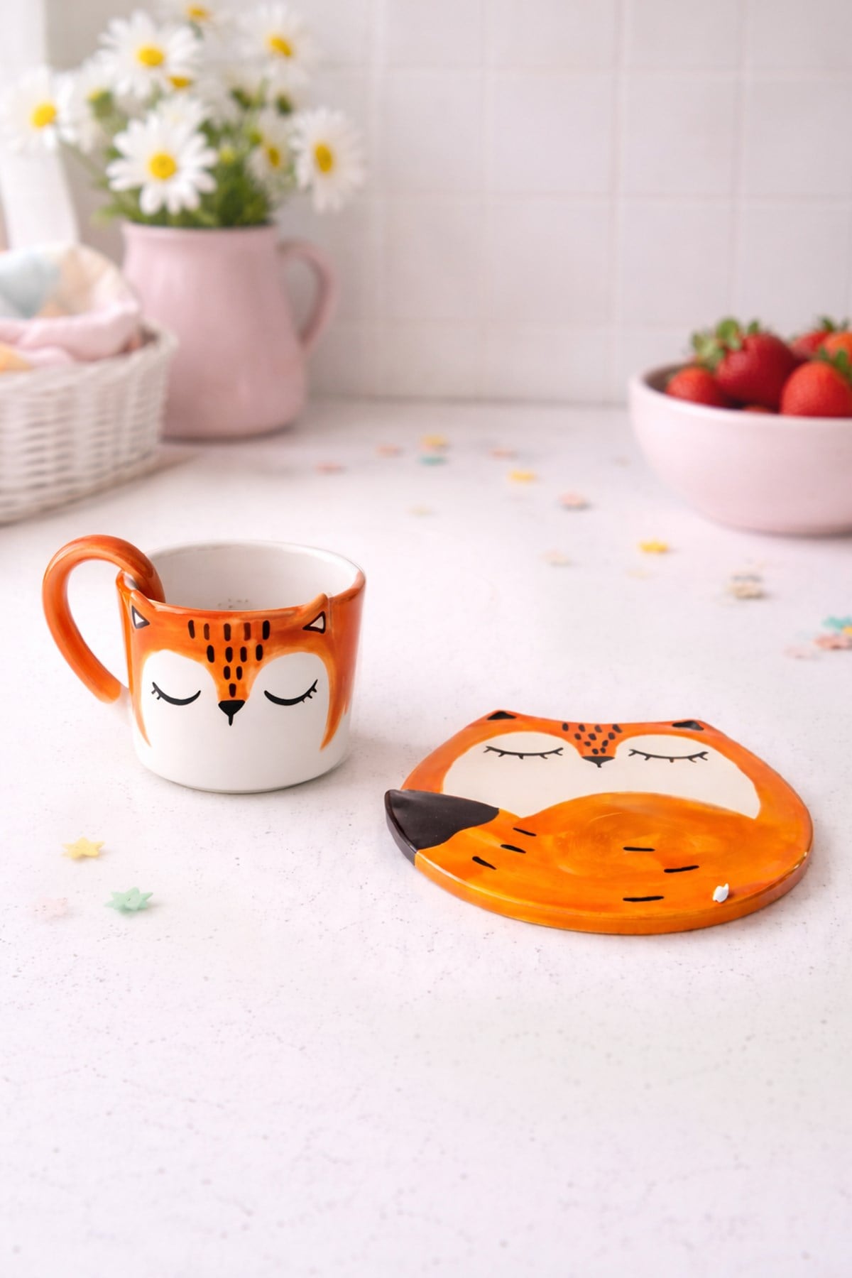 Sevimli Tilki Fincan Takımı 60 Ml