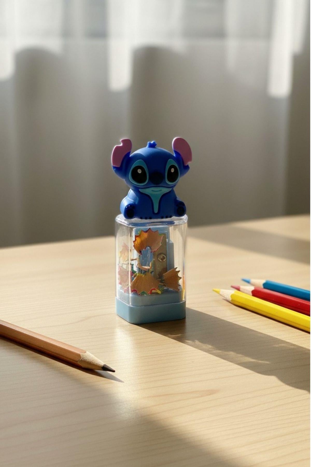 Stitch Kapaklı Kalemtraş