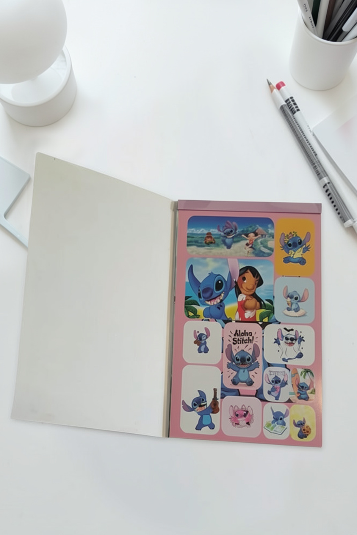 Stitch&Pochacco Tırnak Stickerı