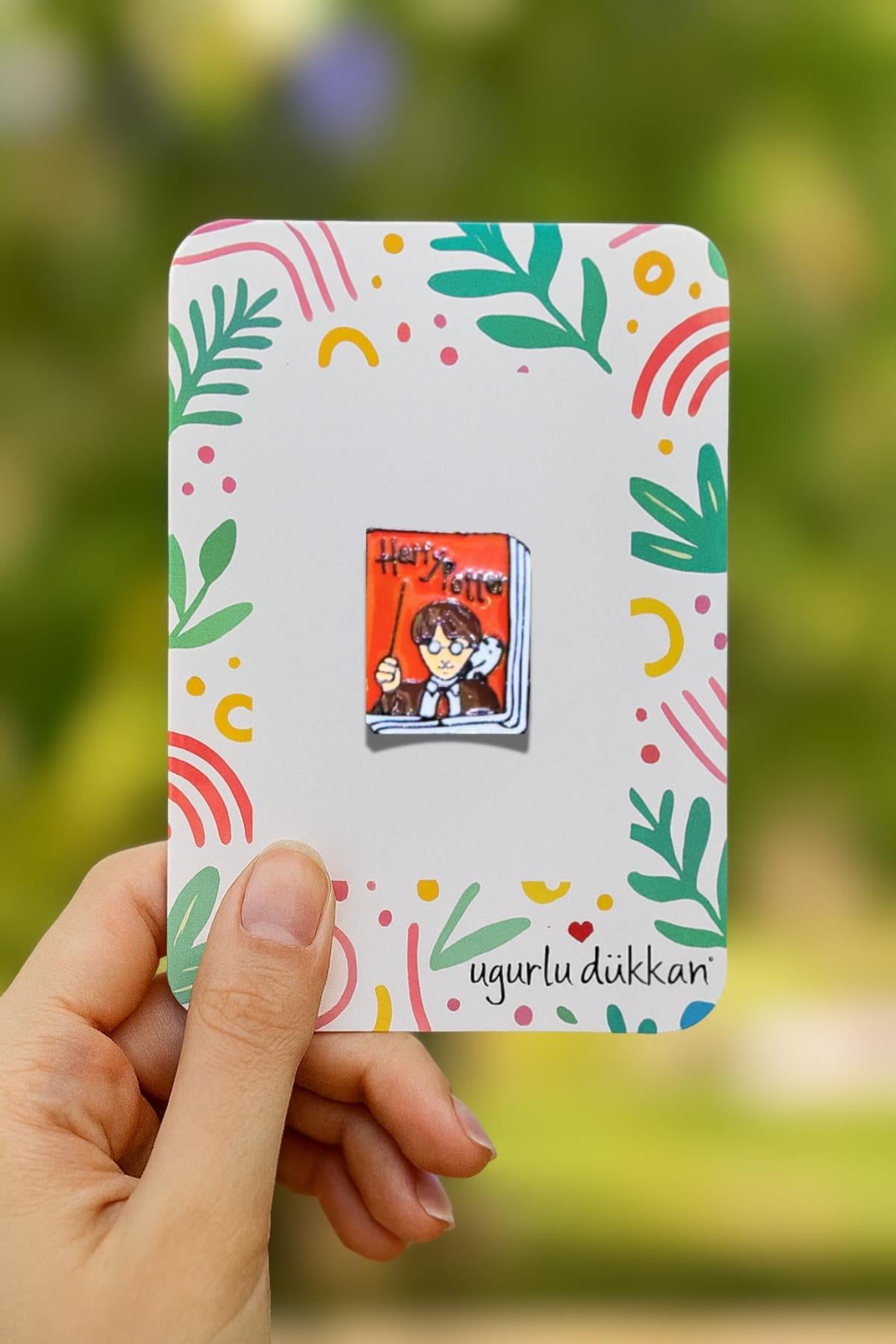 Süpürgeli Mini Harry Potter Rozeti