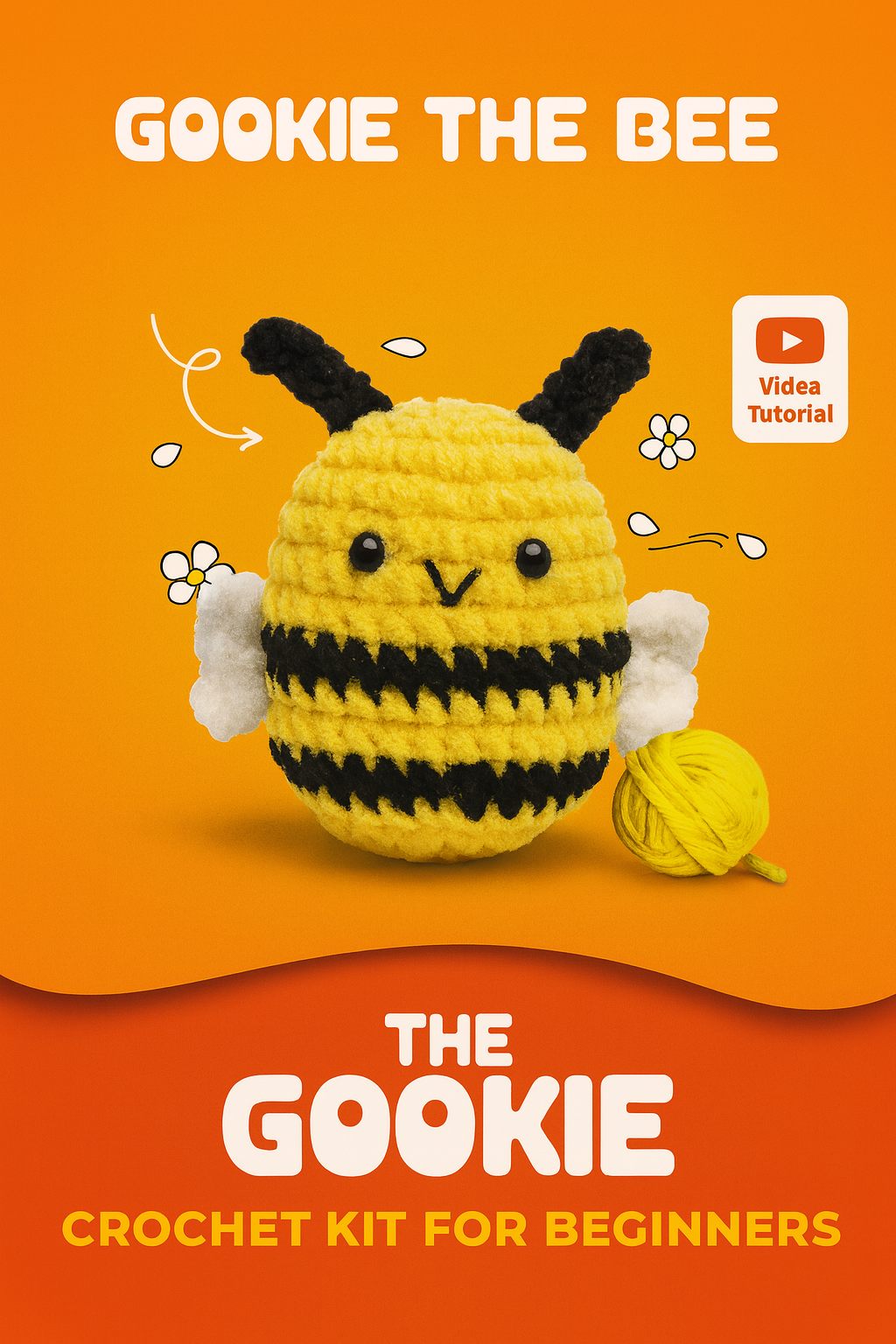 THE GOOKIE AMIGURUMI CROCHET KITS BEE