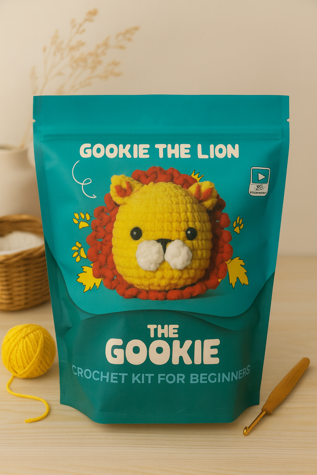 THE GOOKIE AMIGURUMI CROCHET KITS LION