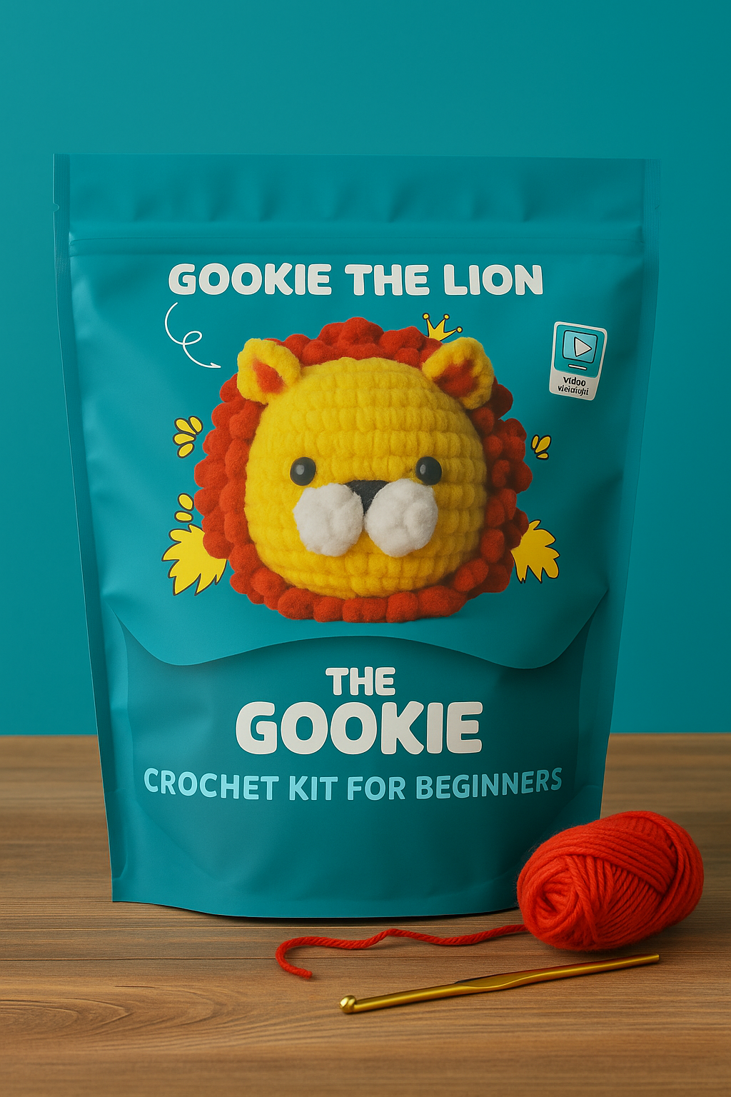 THE GOOKIE AMIGURUMI CROCHET KITS LION