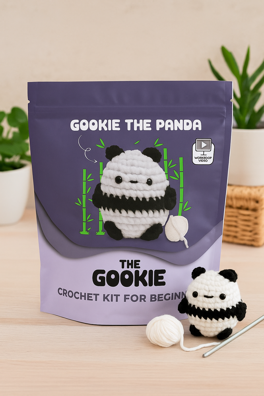 THE GOOKIE AMIGURUMI CROCHET KITS PANDA