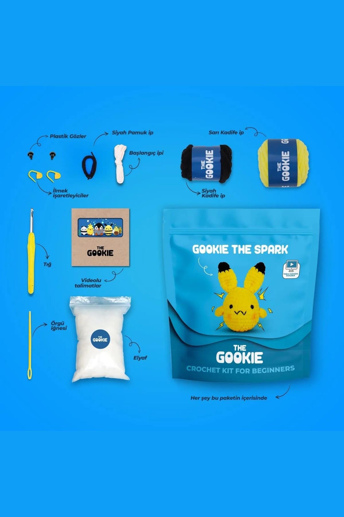THE GOOKIE AMIGURUMI CROCHET KITS SPARK