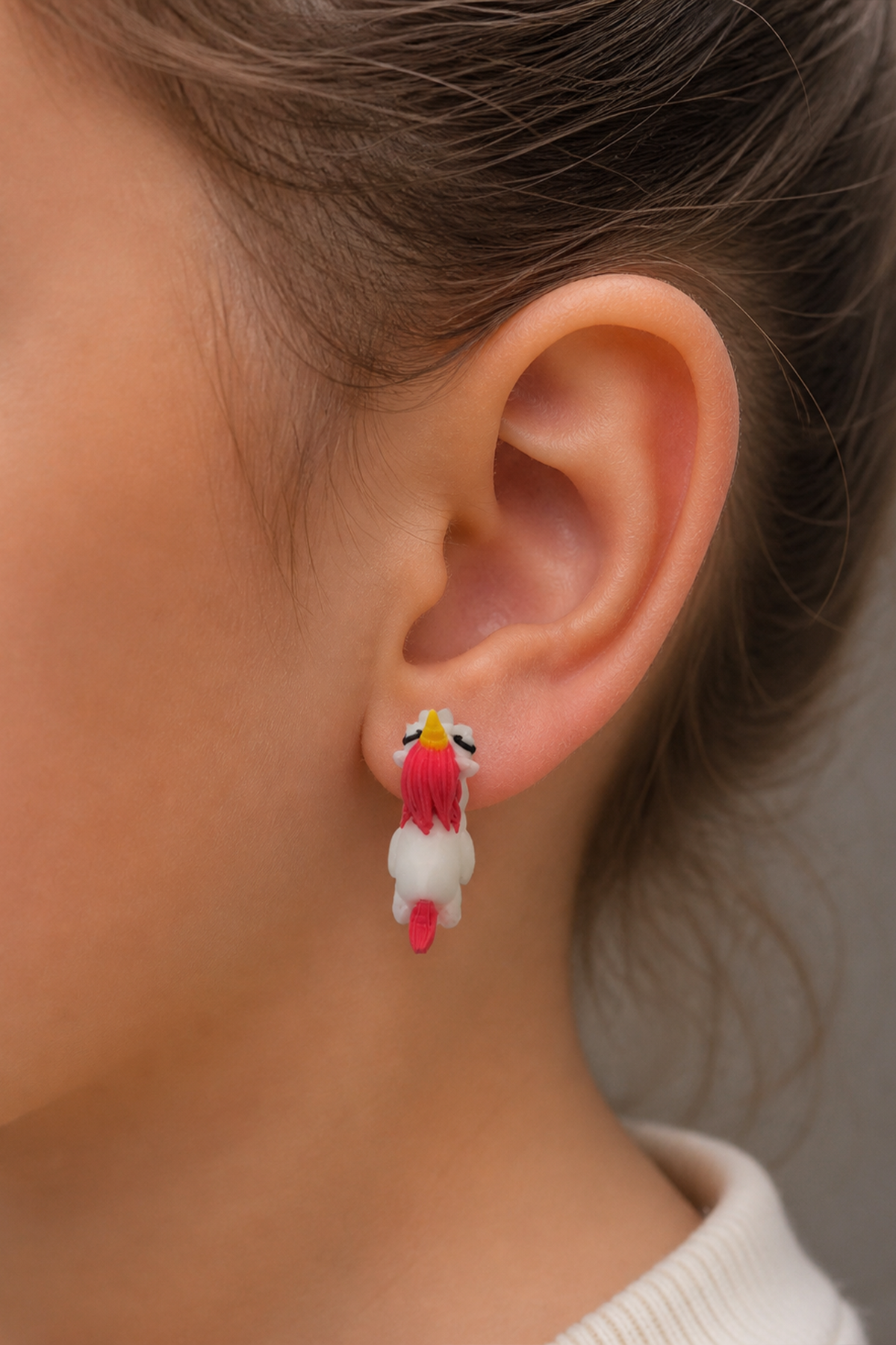 Unicorn 3 D Küpe