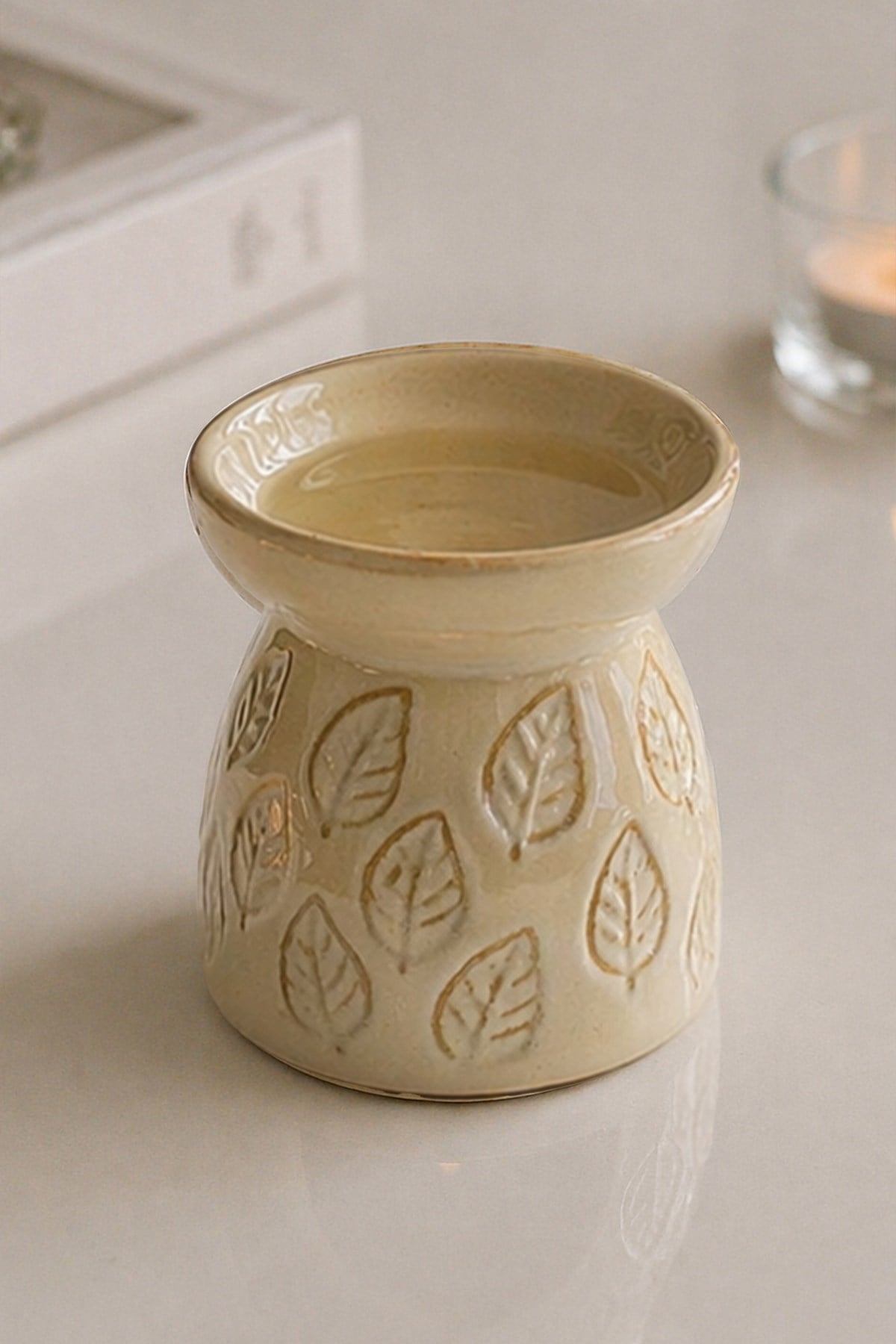 YAPRAK DESENLİ BUHURDANLIK KEMİK