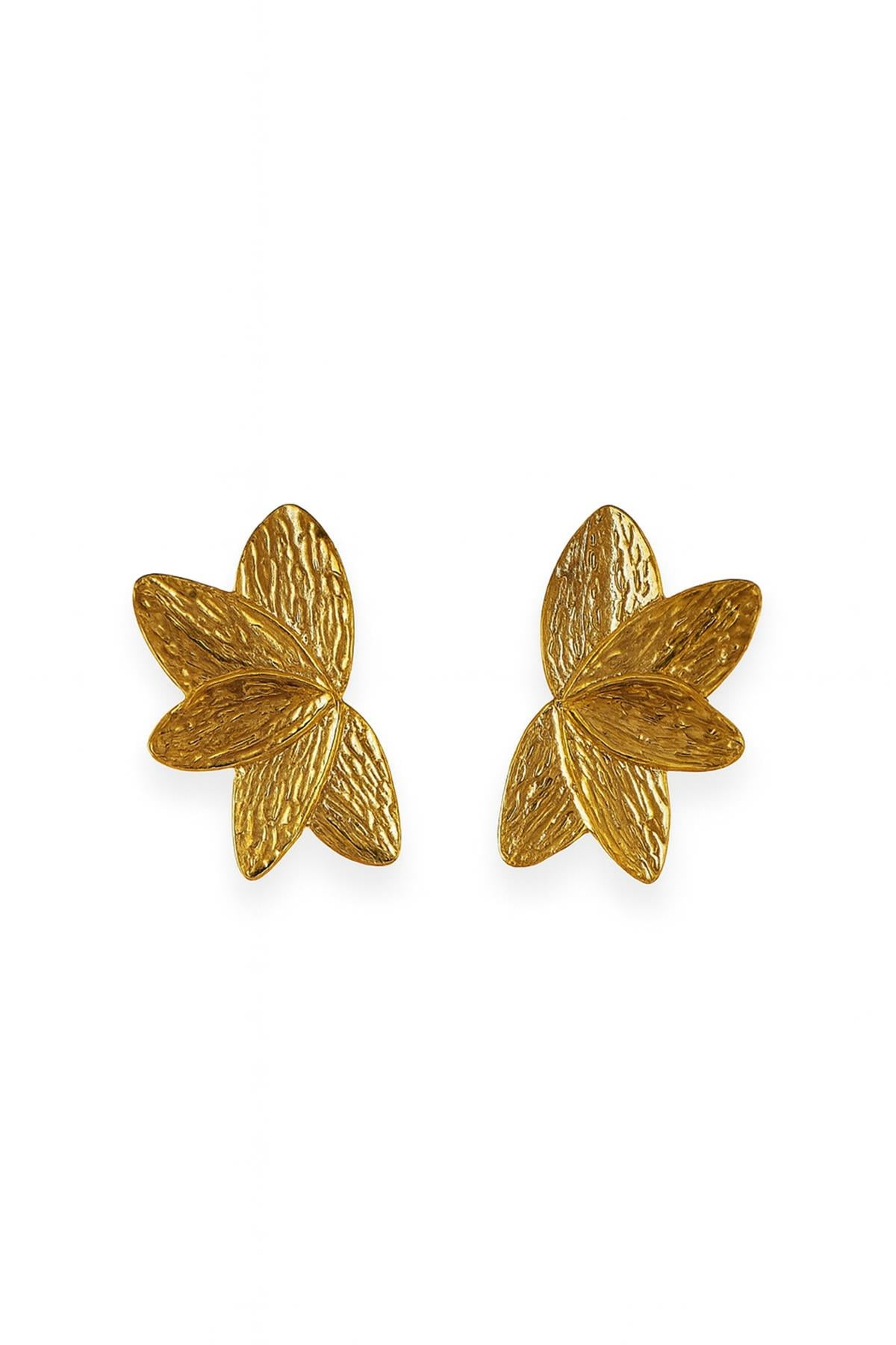YARIM GOLD BATAKLIK ÇİÇEĞİ KÜPE