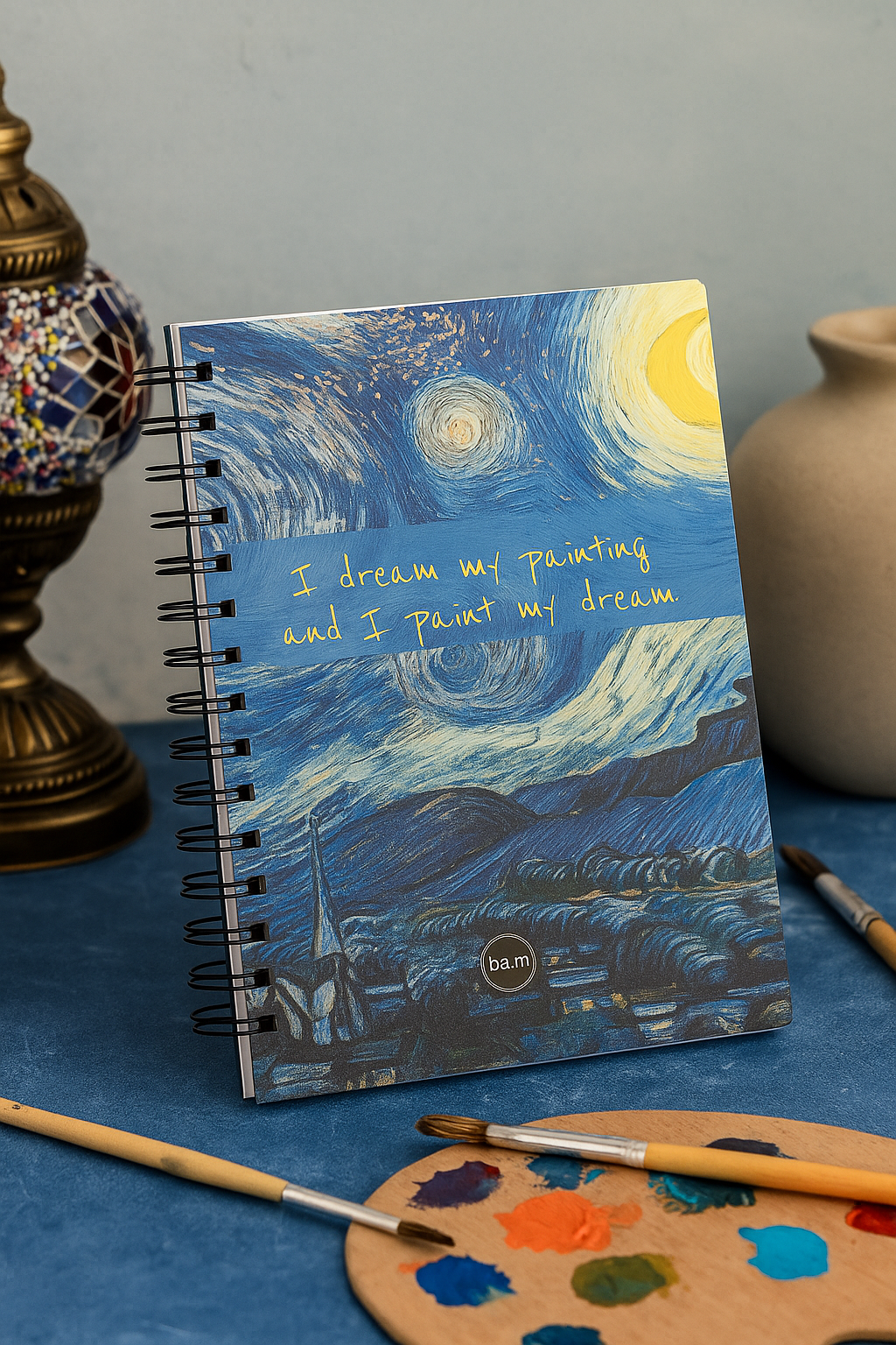 YILDIZLI GECE TASARIMLI PLANNER DEFTER