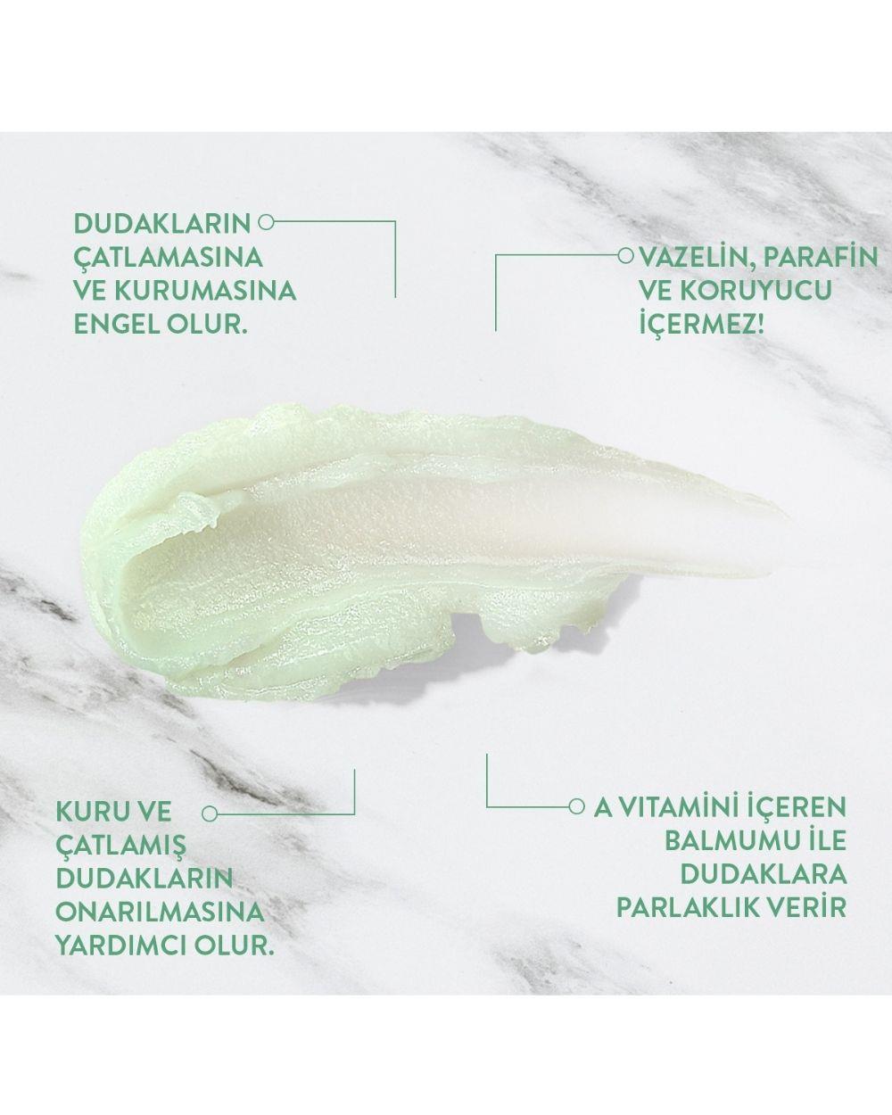 Yoğun Nemlendirme Etkili Nane Aromalı Dudak Balsamı 12Gr
