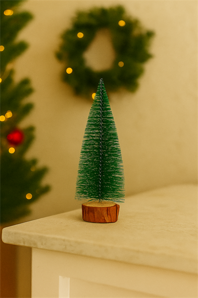 20 Cm Yılbaşı Ağacı Çam Masa Süsü