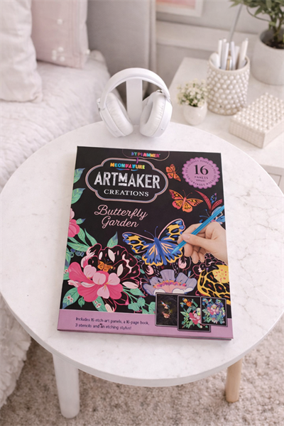 29 Cm Kelebek Bahçesi Kazıma Defter