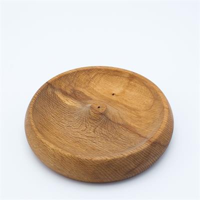 Ahşap Oyma Yuvarlak Tütsü Yatağı