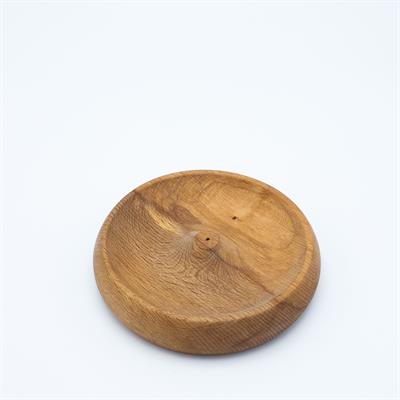 Ahşap Oyma Yuvarlak Tütsü Yatağı