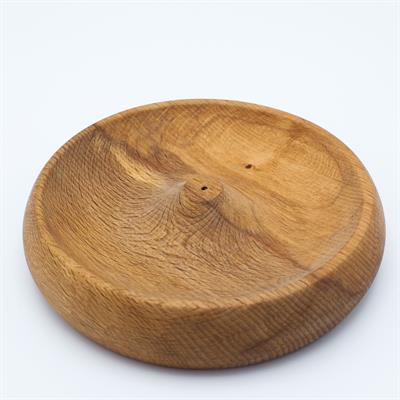 Ahşap Oyma Yuvarlak Tütsü Yatağı