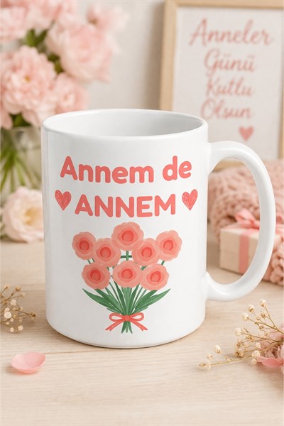 Annem de Annem Baskılı Kupa Bardak