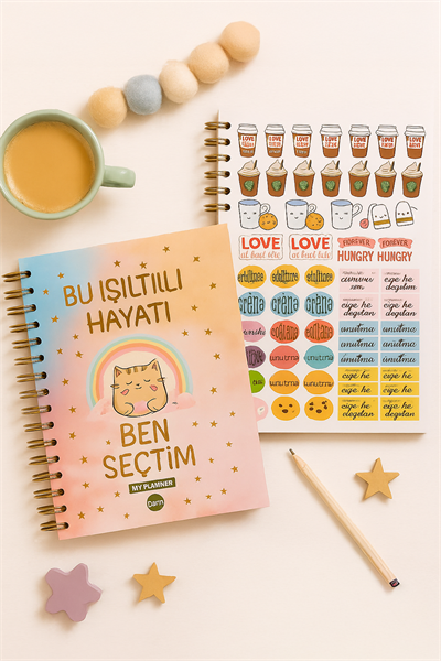 BU IŞILTILI HAYATI BEN SEÇTİM KONUŞAN PLANNER DEFTER