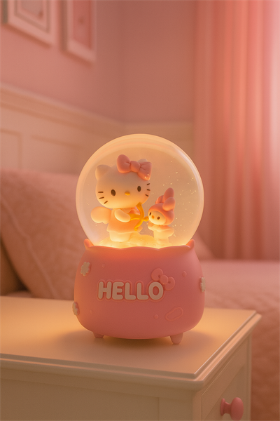 Büyük Hello Kıtty My Melodi Kar Küresi