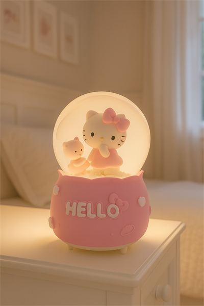 Büyük Hello Kıtty ve Ayıcık Kar Küresi