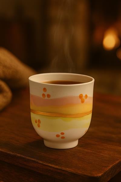 DESENLİ WATERCOLOR STONE WORE