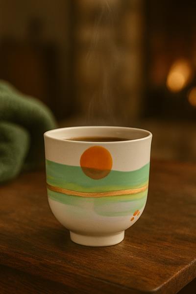 DESENLİ WATERCOLOR STONE WORE