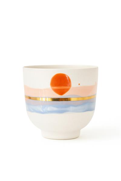 DESENLİ WATERCOLOR STONE WORE