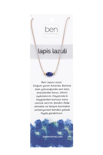 Doğal Taşlı Kolye - Lapis Lazuli