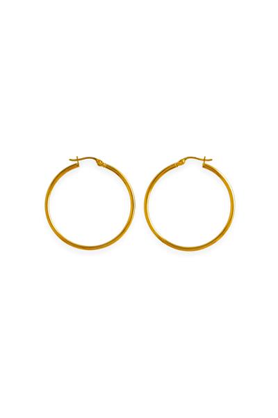 GOLD İNCE ORTA BOY HALKA KÜPE