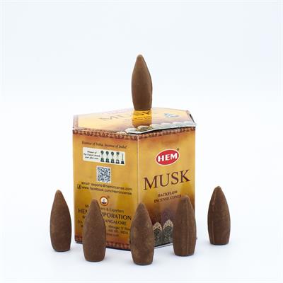 Backflow Musk ( Hem Ters Akış Konik Tütsü )