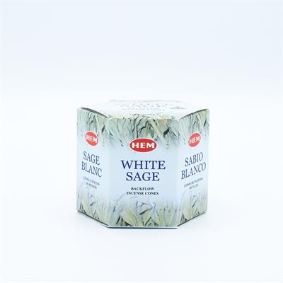 Backflow Whıte Sage ( Hem Ters Akış Konik Tütsü )