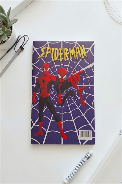 Hologram Yazılı Spiderman Sticker Albümü