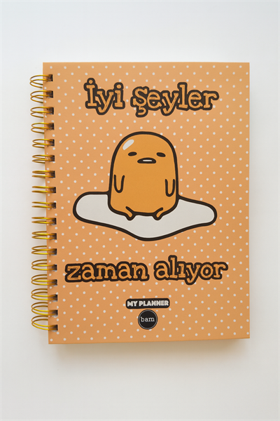 İyi Şeyler Zaman Alıyor Spiral Çizgili Defter