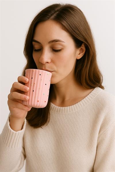 Kafka Kulpsuz Bardak Pembe