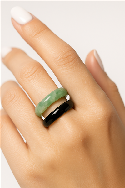 Karışık Doğaltaş Yüzük