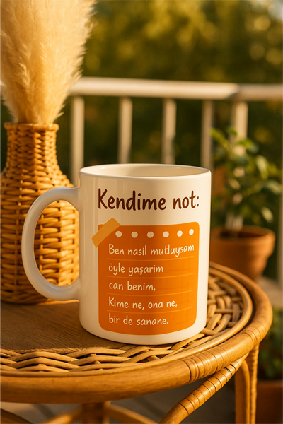 Kendime Not: Ben Nasıl Mutluysam..... Kupa Bardak