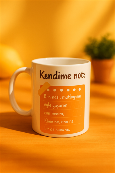 Kendime Not: Ben Nasıl Mutluysam..... Kupa Bardak
