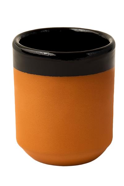 Küçük Çömlek Espresso Bardağı - Siyah