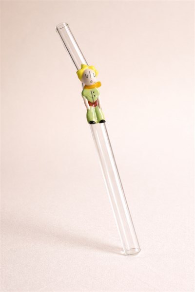 Küçük Prens Figürlü Cam Pipet