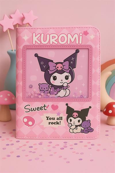 KUROMİ PULLU SULU DEFTER PEMBE