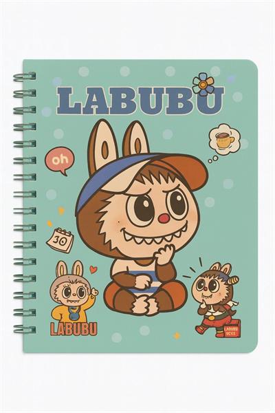 LABUBU SERT KAPAK MIKNATISLI DEFTER YEŞİL
