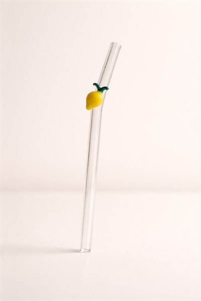 Limon Figürlü Cam Pipet