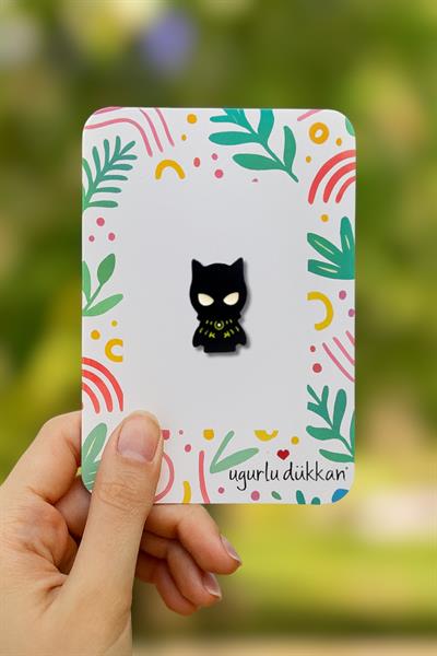Mini Kara Panter Rozeti