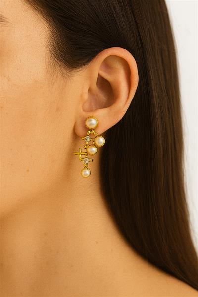 MİNİ TAŞLI YILDIZ KÜPE