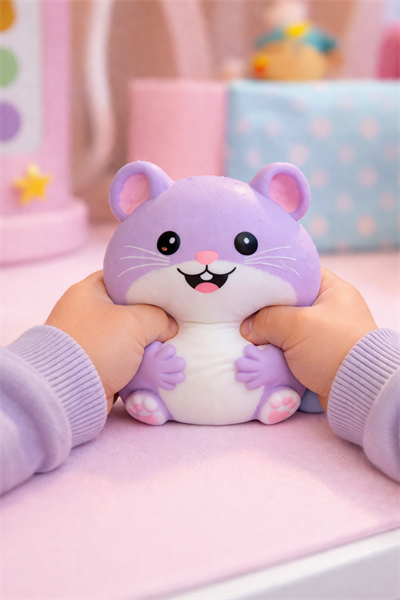 Mor Oturan Squishy Fare