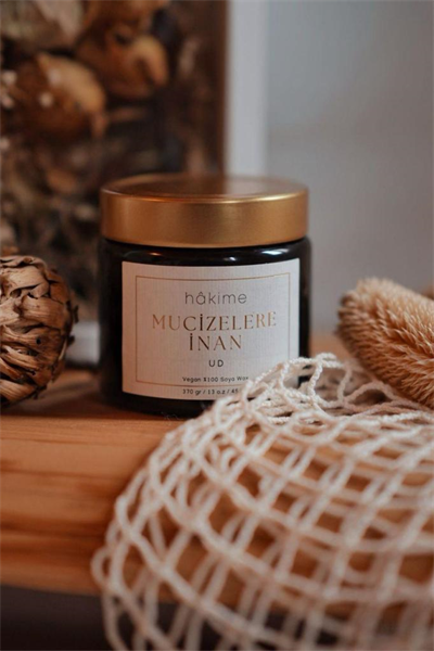 Mucizelere İnan Vegan &100 Soya Wax 370 cc
