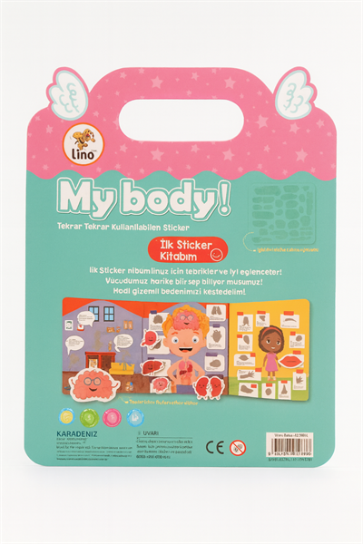 My Body Lino Tekrar Kullanılan Sticker Seti