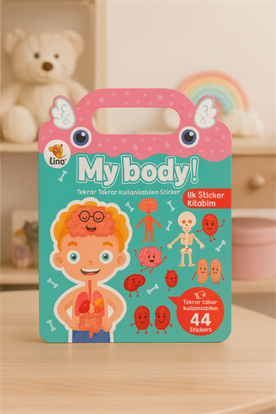My Body Lino Tekrar Kullanılan Sticker Seti